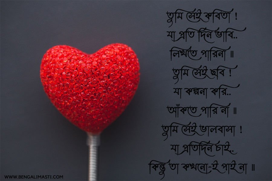 ভালোবাসার রোমান্টিক কথা