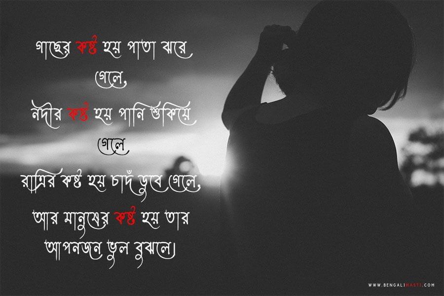 কষ্টের স্ট্যাটাস পিক