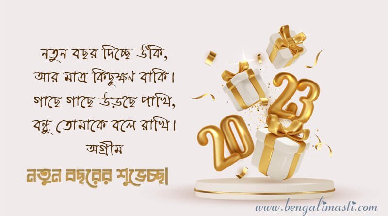 নতুন বছরের শুভেচ্ছা